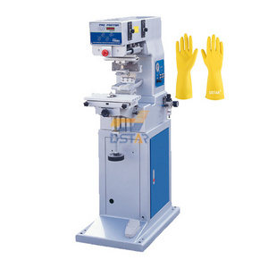 Gloves  logo 1 color pad printing machine