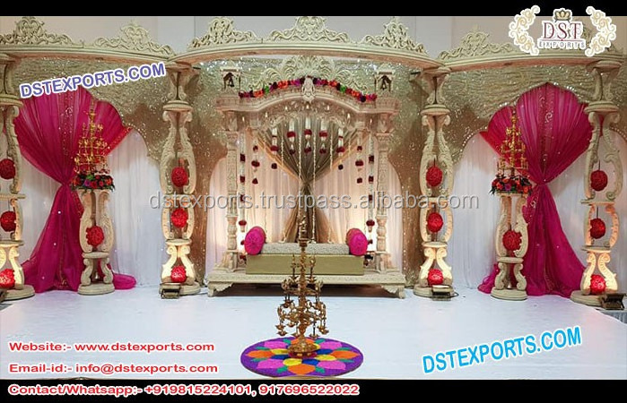 Ancient Wedding Mandaps for Sale Traditional Gujarati Wedding Mandap Set Latest Indian Wedding Mandap Manufacturer