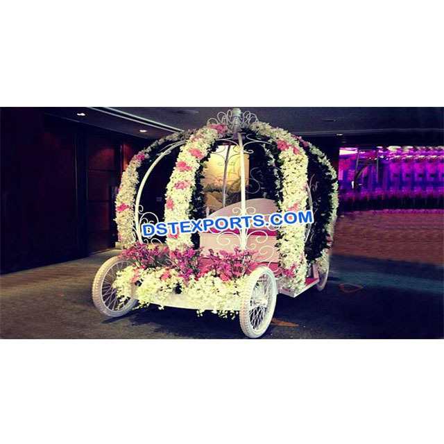 Best Wedding Bride and Groom Entrance Buggy Cinderella Buggy For Bride Groom Entry  Bride & Groom Entry On Decorated Buggy