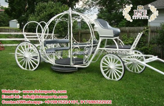 White Pumpkin Carriage for Wedding Rides Cinderella Horse Drawn Carriages Washington Adorable Wedding Cinderella Carriage