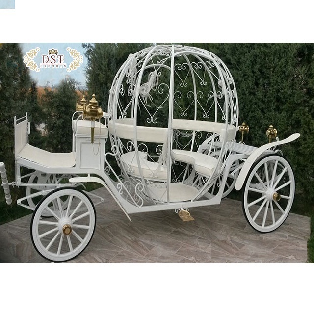 White Pumpkin Carriage for Wedding Rides Cinderella Horse Drawn Carriages Washington Adorable Wedding Cinderella Carriage