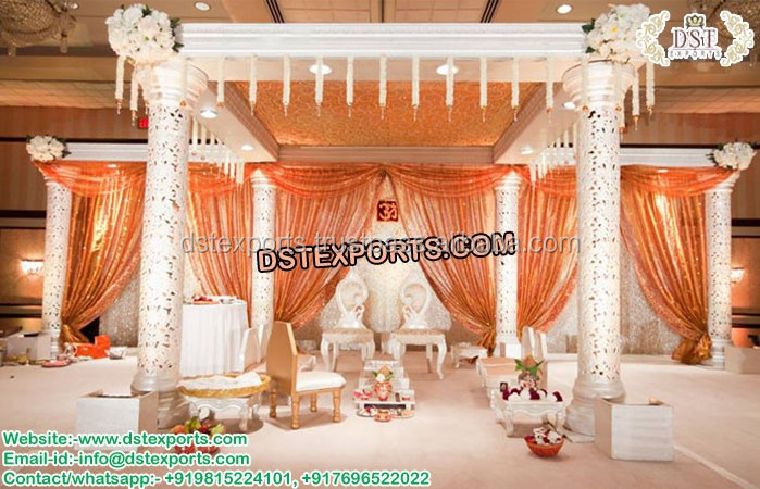 Ancient Wedding Mandaps for Sale Traditional Gujarati Wedding Mandap Set Latest Indian Wedding Mandap Manufacturer