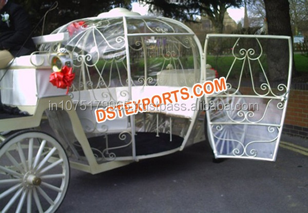 Fully Lighted Cinderella Carriage  Night Wedding Lighted Cinderella Carriage  Royal Cinderella Horse Carriage Manufacturer