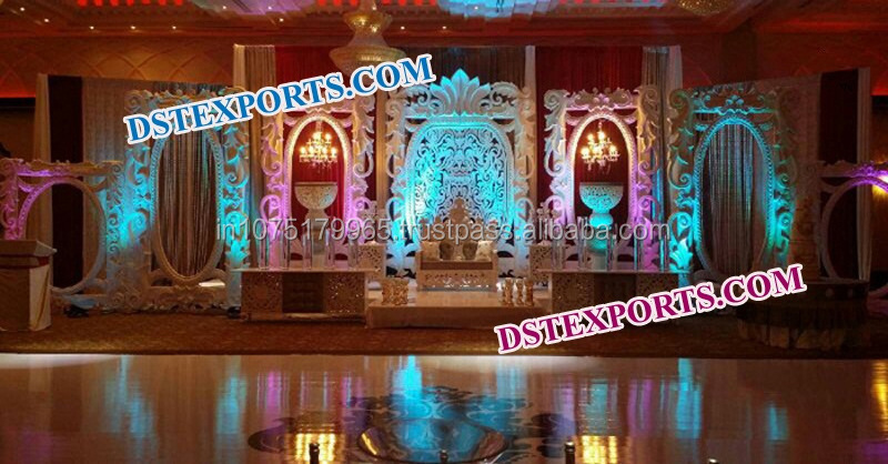 Wedding Fiber Ganesha Backdrop Panel Frame Standing Ganesha Backdrop Panel Fiber Wedding Backdrop Decoration