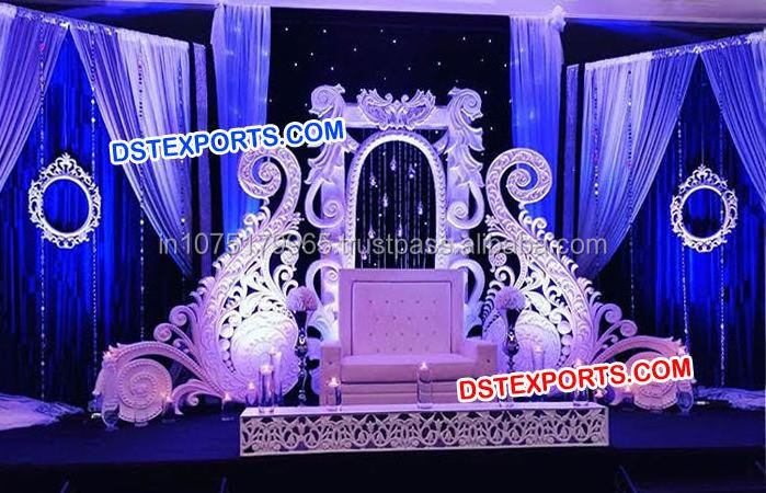 Wedding Fiber Ganesha Backdrop Panel Frame Standing Ganesha Backdrop Panel Fiber Wedding Backdrop Decoration