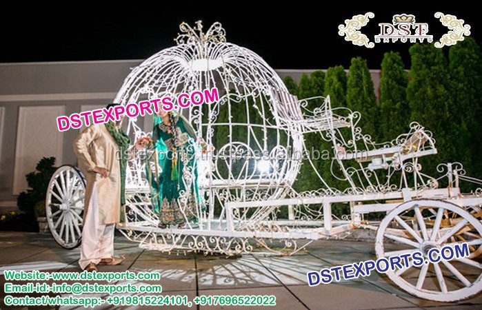 Dreamy Cinderella Horse Carriage for Wedding Latest Wedding Cinderella Horse Buggy for Sale Cinderella Carriage Manufacturer