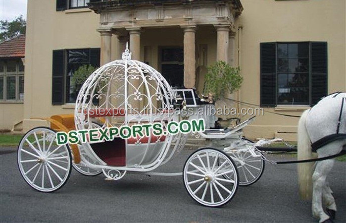 Dreamy Cinderella Horse Carriage for Wedding Latest Wedding Cinderella Horse Buggy for Sale Cinderella Carriage Manufacturer