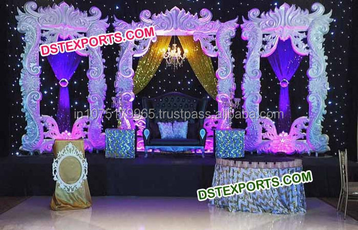 Wedding Stage Modern Design Backdrop 2018 New Model Wedding Backdrop Stage Panels   Latest Design Furniture With Panels Stage