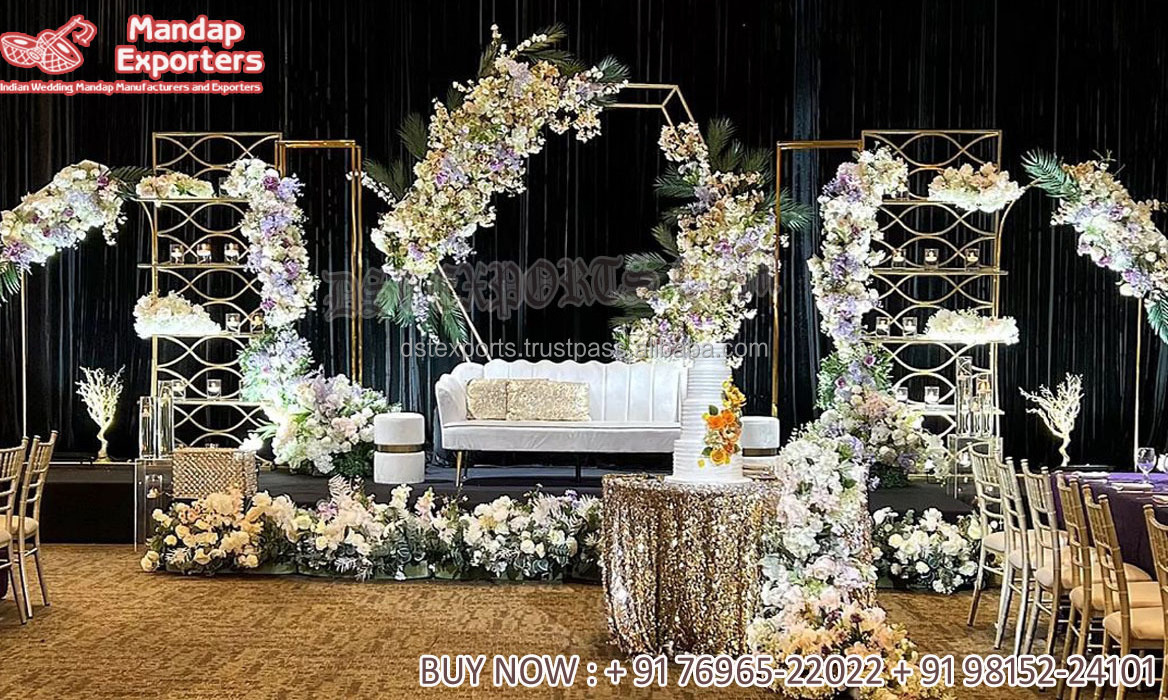 Christian Wedding Metal Candle Stands For Table Wedding Decoration Gold Candlelit Stands Dream Reception Night Table Decoration