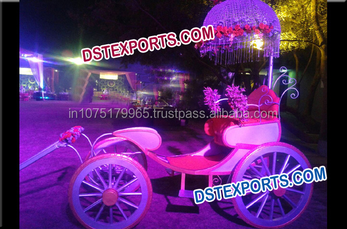 Wedding Pumpkin Cinderella Carriage Mini Cinderella Horse Carriage for Wedding White Cinderella Horse Buggy Manufacturer