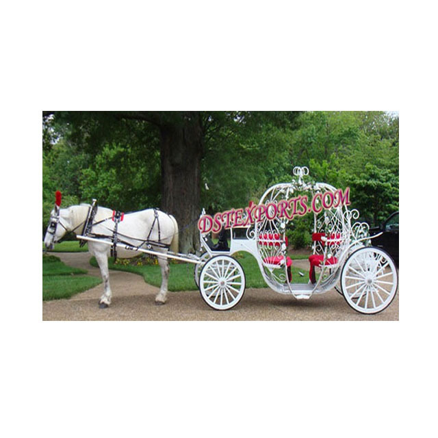 England Wedding Cinderella Horse Carriages Beauty Wedding Cinderella Buggy Wedding Cinderella Buggy For Stage Decoration