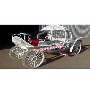 Wedding Royal Cinderella Horse Carriage Latest Wedding White Cinderella Carriage Royal Horse Drawn Carriages Manufacturer