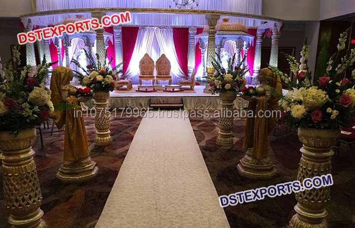 Elegant & Luxurious Wedding Mandap for Sale Traditional Style Jodha Akbar Fiber Mandap Bollywood Theme mandap Decor