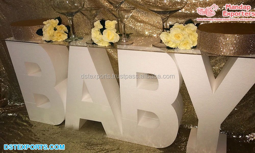 Wedding Party Decor Love Letters Table LED Love Letter Table Base for Wedding High-Quality Love Letter Table For Sale