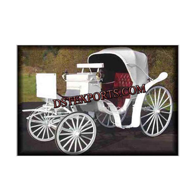 Two Seater Victoria Carriage  Horse Drawn Carriages Manufacturer Latest Wedding Victoria Horse Carriage for Sale manufacturers