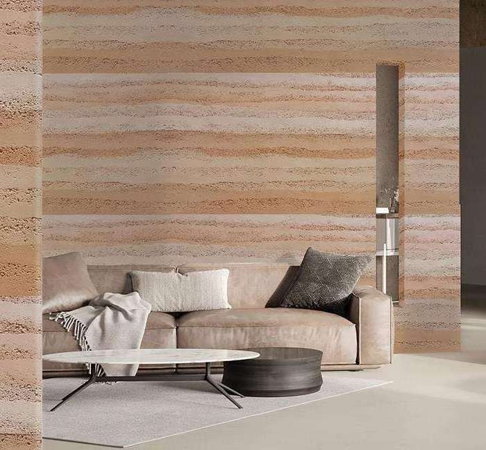 PHOMI Decorative wall tiles flexible rammed earth and concrete stone siding for interior and exterior Wall