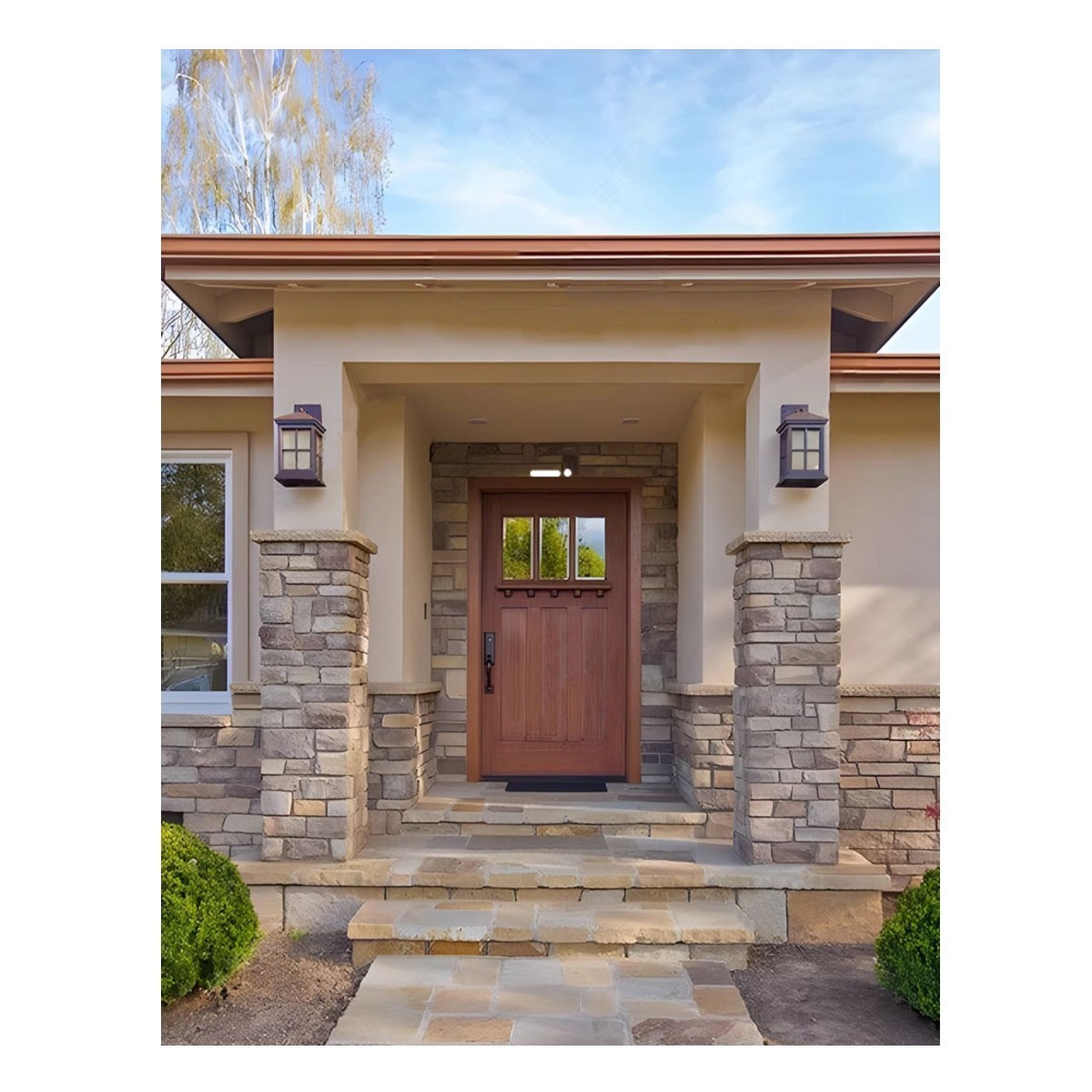 FUSION Polyurethane Exterior Wall Faux Stone Panel Faux Stone Wall Panels For Exterior Simulated Stone Wall Panels