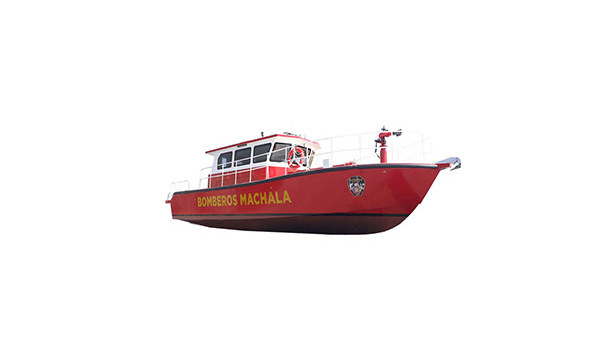 Sea rescue working Aluminum Fire boat / Pilot boat