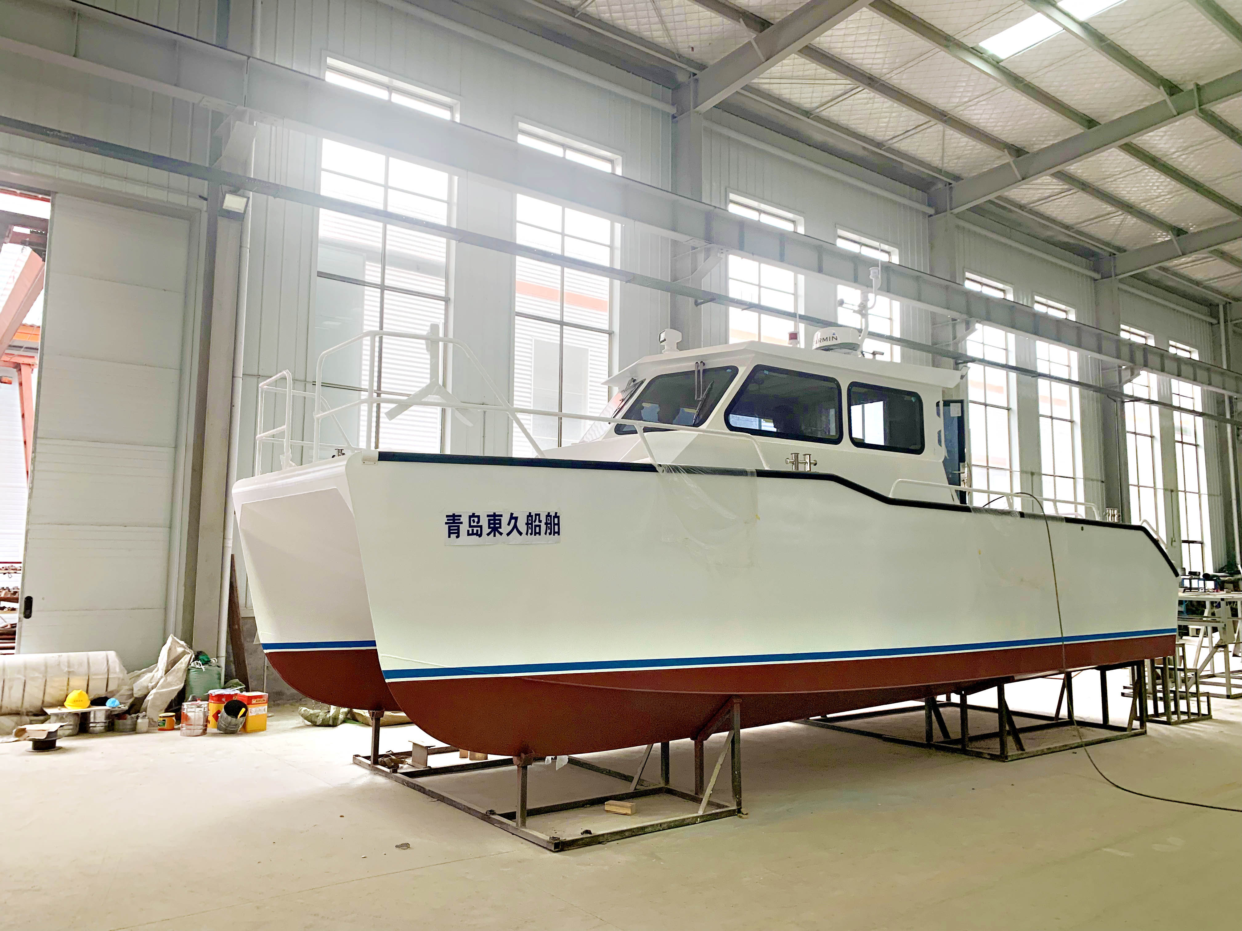 Ce Certified 32ft (9.8m) Transport Boat Aluminium Speed Boat Fishing Boats With Outboard Engine