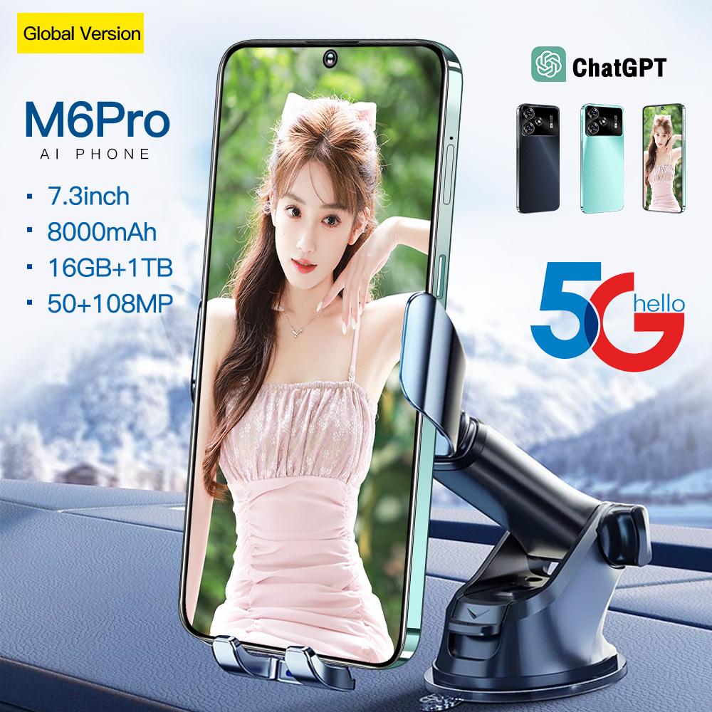 Wholesale Original Clone M6 Pro Celular Android Smartphone 5g 1tb Mobile Phone for Phone m6pro pcoo