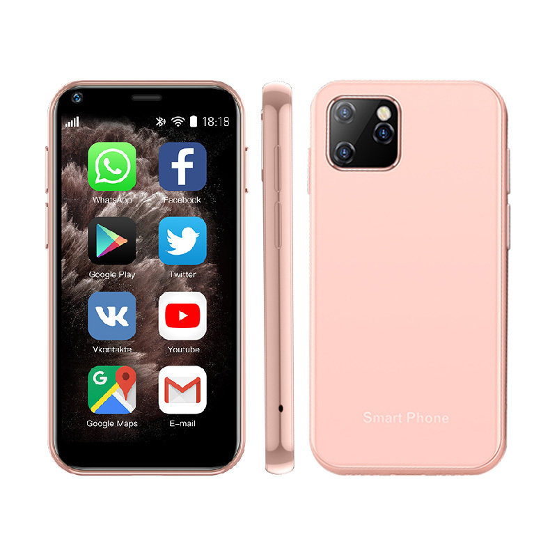 2021 New SOYES XS11 Mini Smartphone 1GB+8GB Android 6.0 3G Mobile Wifi GPS Glass Back Cover