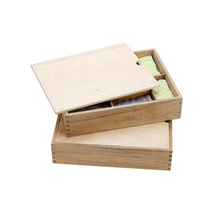 Personalized Wooden Sock Storage  Box   Insect Prevention Wooden Sock Box Compartments wooden Storage Box