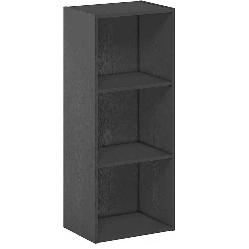 3 Tier Open Storage Bookcase  Assembly Wood Cube Storage Organizer Shelf