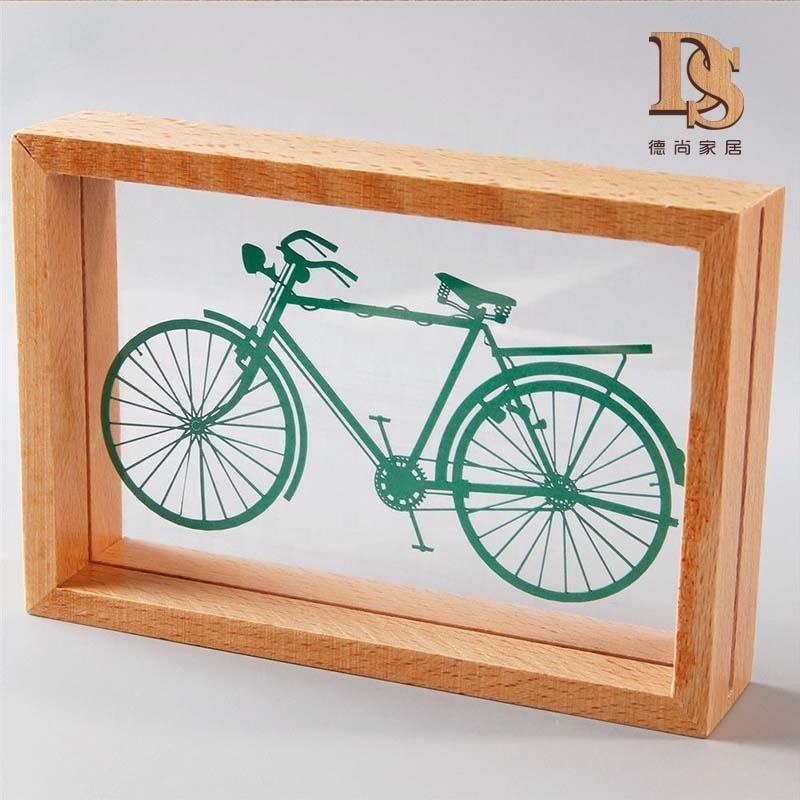 Cheap Wooden Plexiglass Photo Frame Display DIY Painting Pictures Wooden Shadow Box Frame