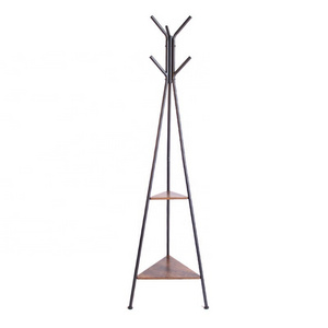 Nordic clothes hanger floor  Standing bedroom  Coat Hanger Creative iron  Hat hanger shelf modern simple clothes rack