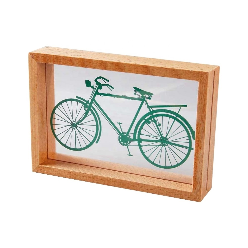 Cheap Wooden Plexiglass Photo Frame Display DIY Painting Pictures Wooden Shadow Box Frame