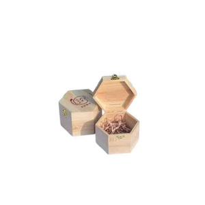 Unfinished  Octagon Wooden Money Box Handmade Christmas Gift Wooden Money Saving Box