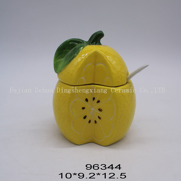 Wholesale custom logo fruit lemon shaped ceramic creative mug cup for coffee milk tea