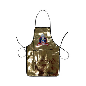 Non-woven fabric Cross Back Apron Custom Logo Cotton Pinafore Apron With Pocket Promotional Bbq chef Apron