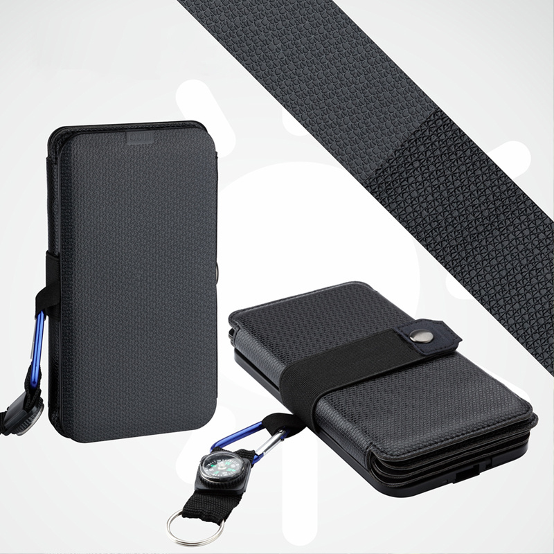 10,000 mah power bank Portable Solar Panel and Flashlight 8000mAH 10000 mAh Power Bank with USB Type C Ports