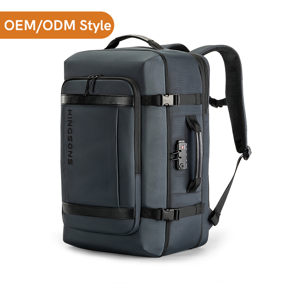 Premium quality expandable 35L/45L travel backpack with TSA lock waterproof 17 inches laptop mochila USB charge hiking bag pack