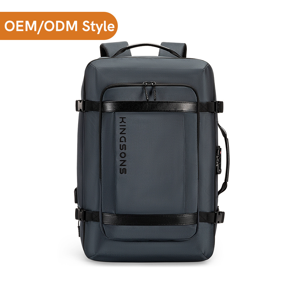 Premium quality expandable 35L/45L travel backpack with TSA lock waterproof 17 inches laptop mochila USB charge hiking bag pack