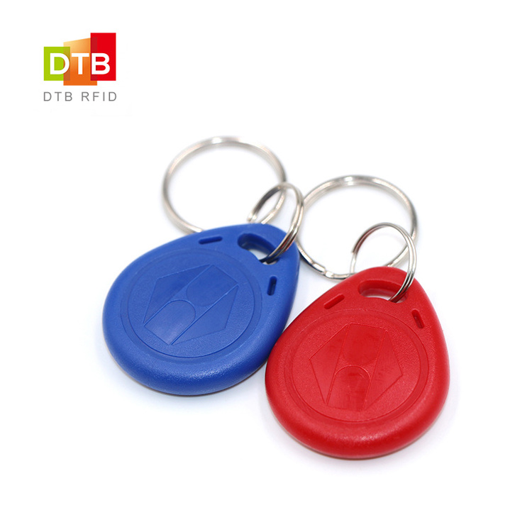 Wholesale Waterproof Plastic ABS T5577 TK4100 RFID Key Fob With Metal Chain