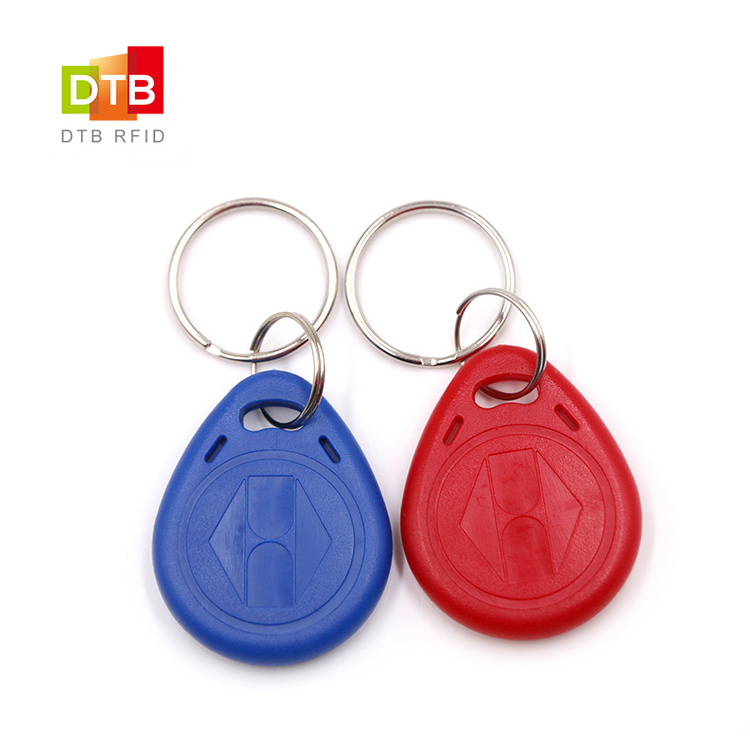 Wholesale Waterproof Plastic ABS T5577 TK4100 RFID Key Fob With Metal Chain