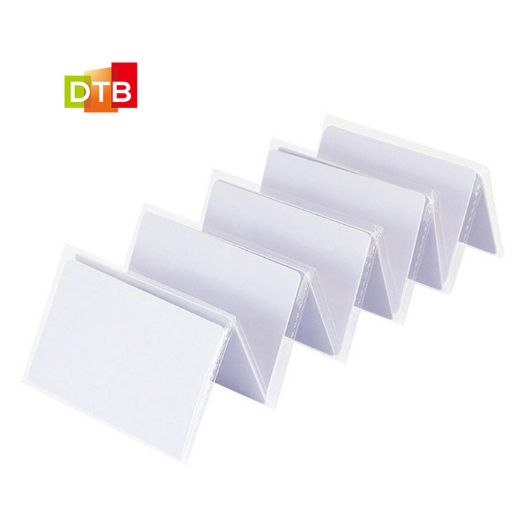 Printable NFC Blank Card with F08 chip RFID Card Ntag213 Ntag215 Ntag216 Chi Pvc Blank Smart cards