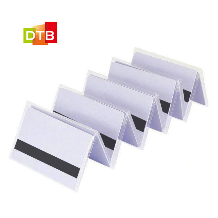 Custom Printable Blank Magnetic stripe Card Wholesale Blank Stripe Smart ID/IC Card Credit Card Size