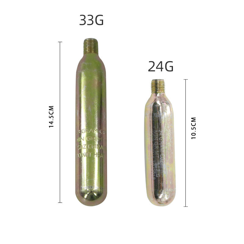 24g 33g CO2 Rearming Kit Cartridge Cylinder Tank for Manual Inflatable Life Jacket