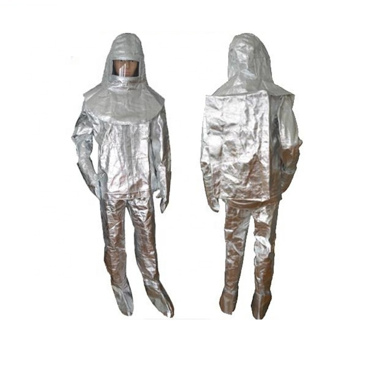 high temperature heat insulation suit with aluminum foil