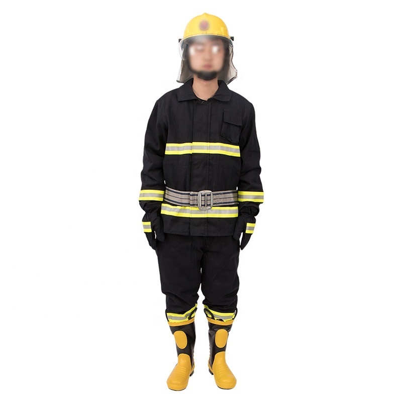 OEM service dark navy blue fireman jacket and pants