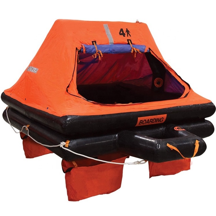 Custom OEM Marine Survival Open Reversible rafts inflatable life raft with 25 10 person liferaft