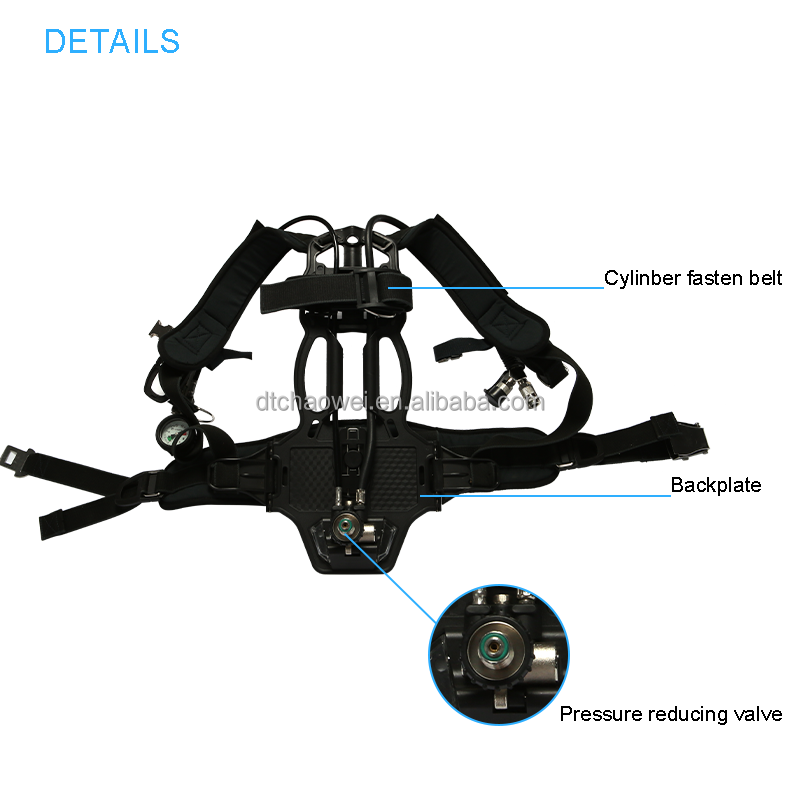 Fire fighting equipment Air Supply Breathing Apparatus Scba Industrial Protection Self Contained Breathing Apparatus