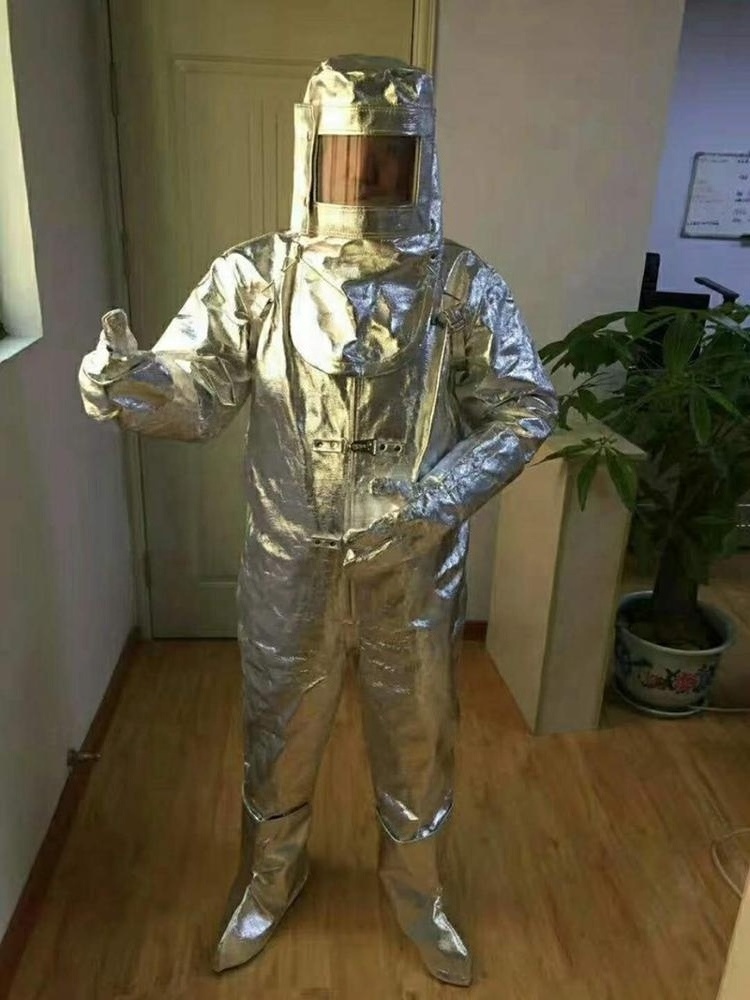 High Temperature resistant suit aluminized fire performance clothing