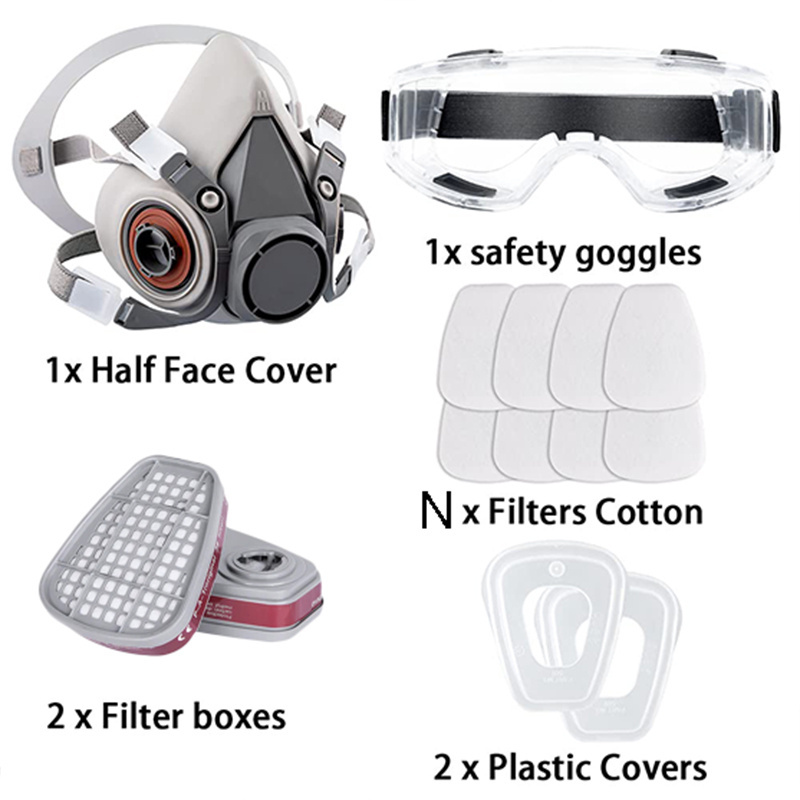 M401 Dust-proof Half Face Mask Respirator for Electric Welding Metallurgy