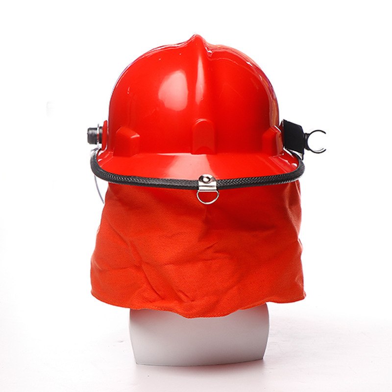 Flame Retardant Forest Fire Insulation Rescue Crash Helmet with Flashlight