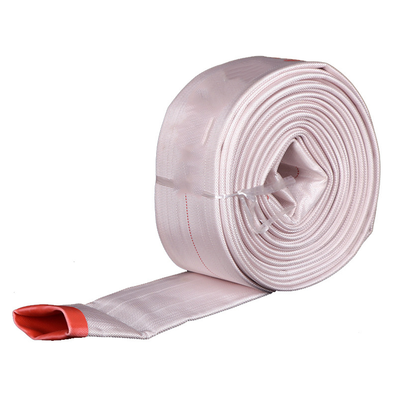 Fire Fighting Polyester Lined Polyester Jacket Hydrant Fire Hose 2 Inch 20m 8 Bar