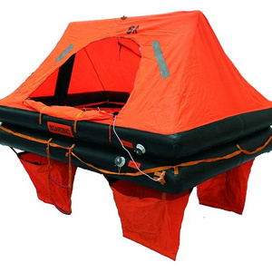 Custom OEM Marine Survival Open Reversible rafts inflatable life raft with 25 10 person liferaft